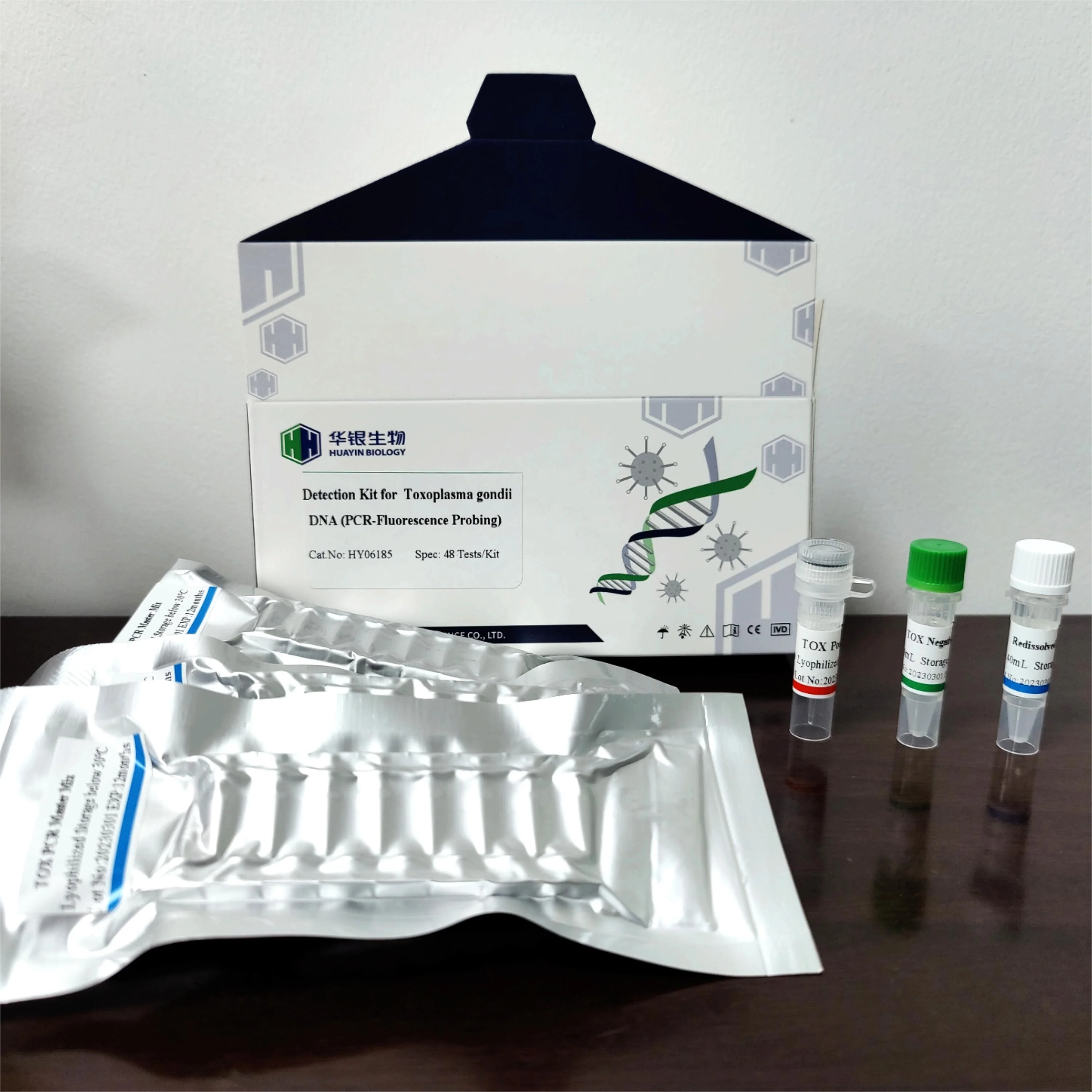 Набор для лиофилизированной ПЦР-терапии для определения ДНК-токсоса gondii, комплект для ПЦР в режиме реального времени от производителя