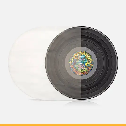 Round Bottom Inner Vinyl Record Sleeves Anti Static LP Plastic Protection for 12 33 RPM