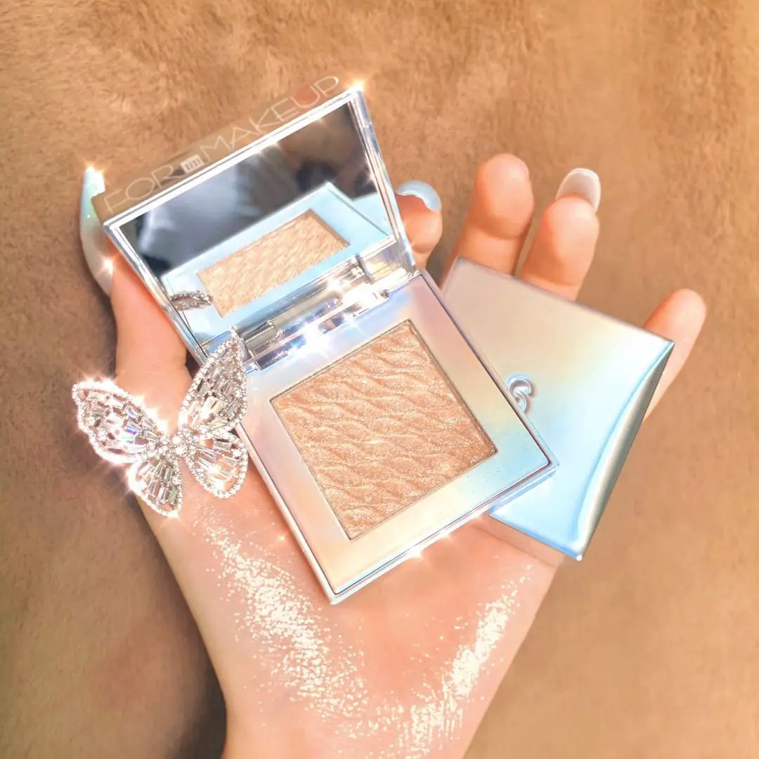 
Face highlighter powder makeup for women brightens long-lasting diamond highlights private label 