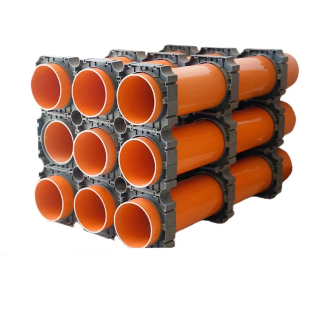 CPVC pipe and pipe fittings Orange CPVC electrical pvc conduit pipe for wiring undearground cable protection