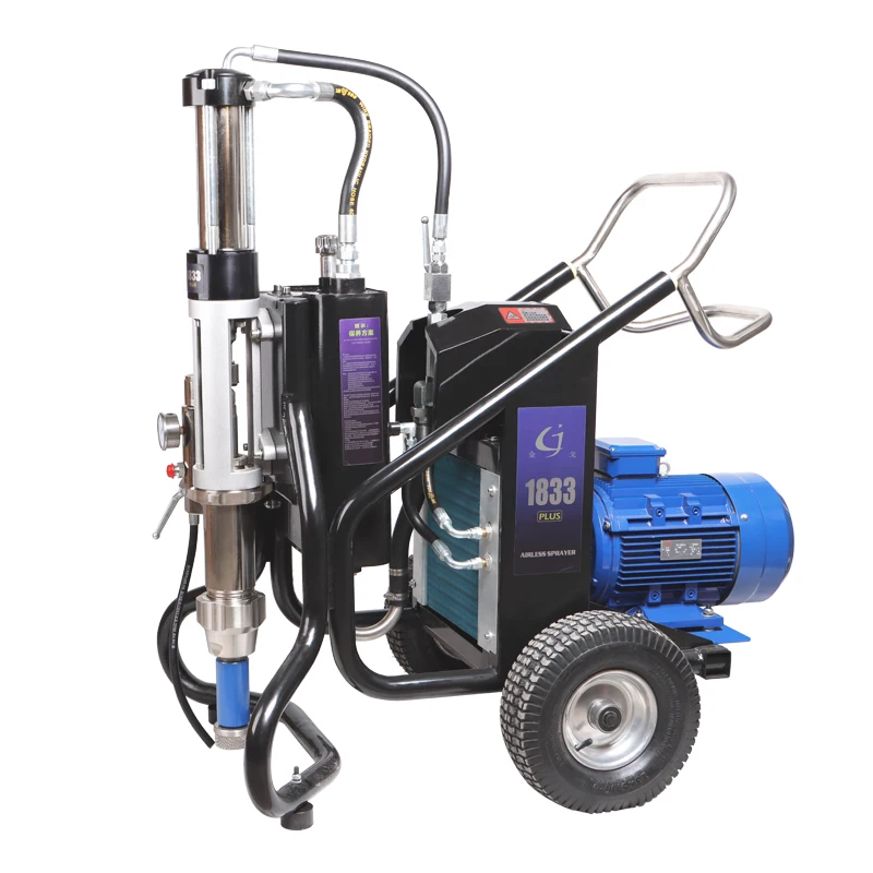 Model JG-1833 cement mortar spraying machine putty powder spraying machine for sale