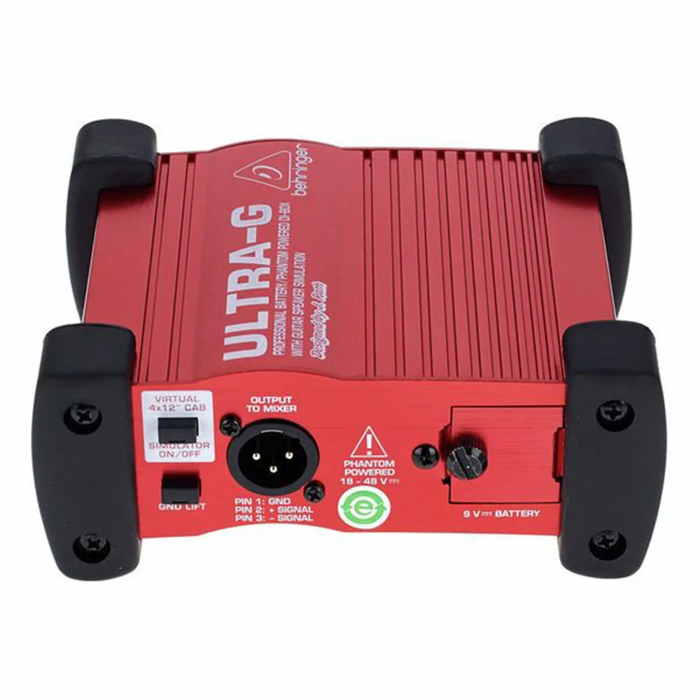 Behringer GI100 ULTRA-G 1-Channel Active Guitar DI Box Pa System Audio Sound Equipment Stage