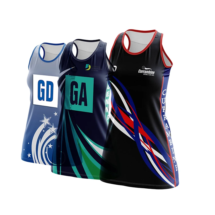 Новый дизайн Женская дышащая юбка Netball Униформа индивидуальное платье для