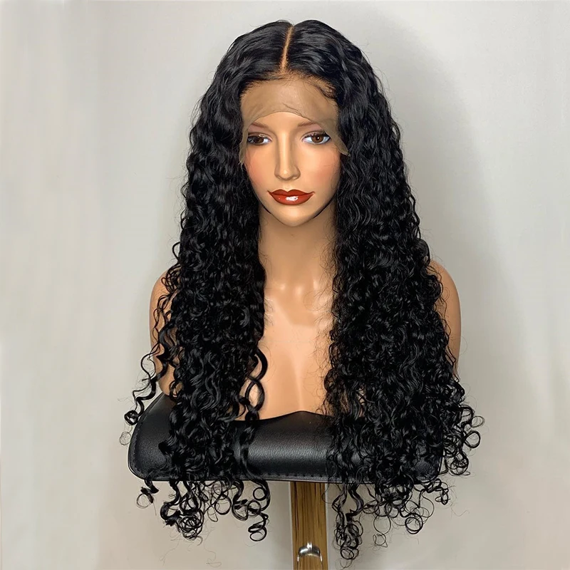 Оптовая продажа, Прозрачный Швейцарский парик на сетке спереди, необработанный парик с выравненной кутикулой, фронтальный парик из человеческих волос