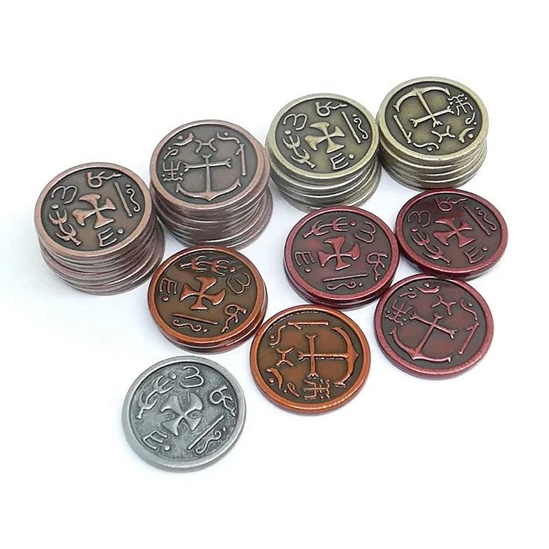 China manufacture wholesale custom metal material pierced metal token