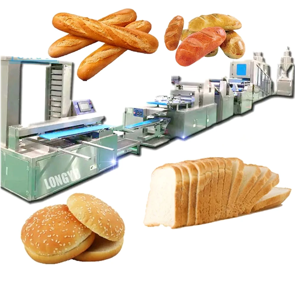 Bread Making Machine 20-120pcs/min Small Commercial Fully Automatic Bread Making Machine
