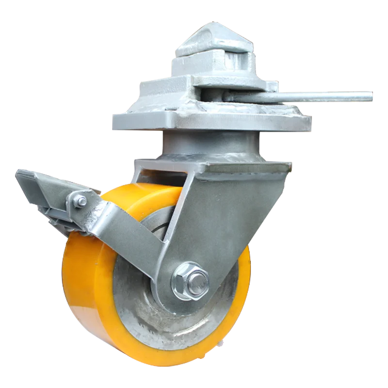 super heavy load caster wheel caster wheel super heavy duty Iron Core PU universal shipping container caster wheels