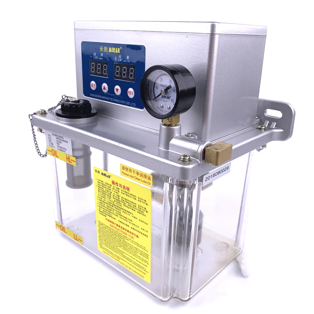 Brand MIRAN Best Quality 4L Lubrication Pump Electric Grease Lubricator  for cnc Lathe Machine