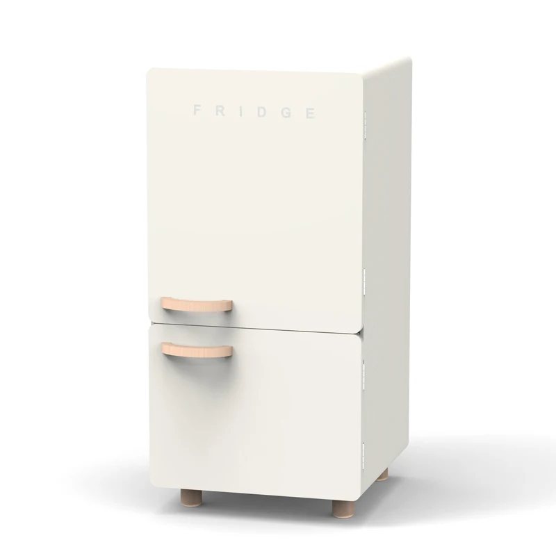 Детские деревянные мини-холодильники с ручкой для детских ролевых игр