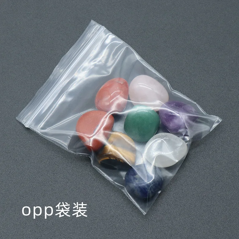Polished Natural Crystal Healing Stone Quartz Semi-precious Stone Irregular Seven Chakra Crystal Tumbled Stone Set