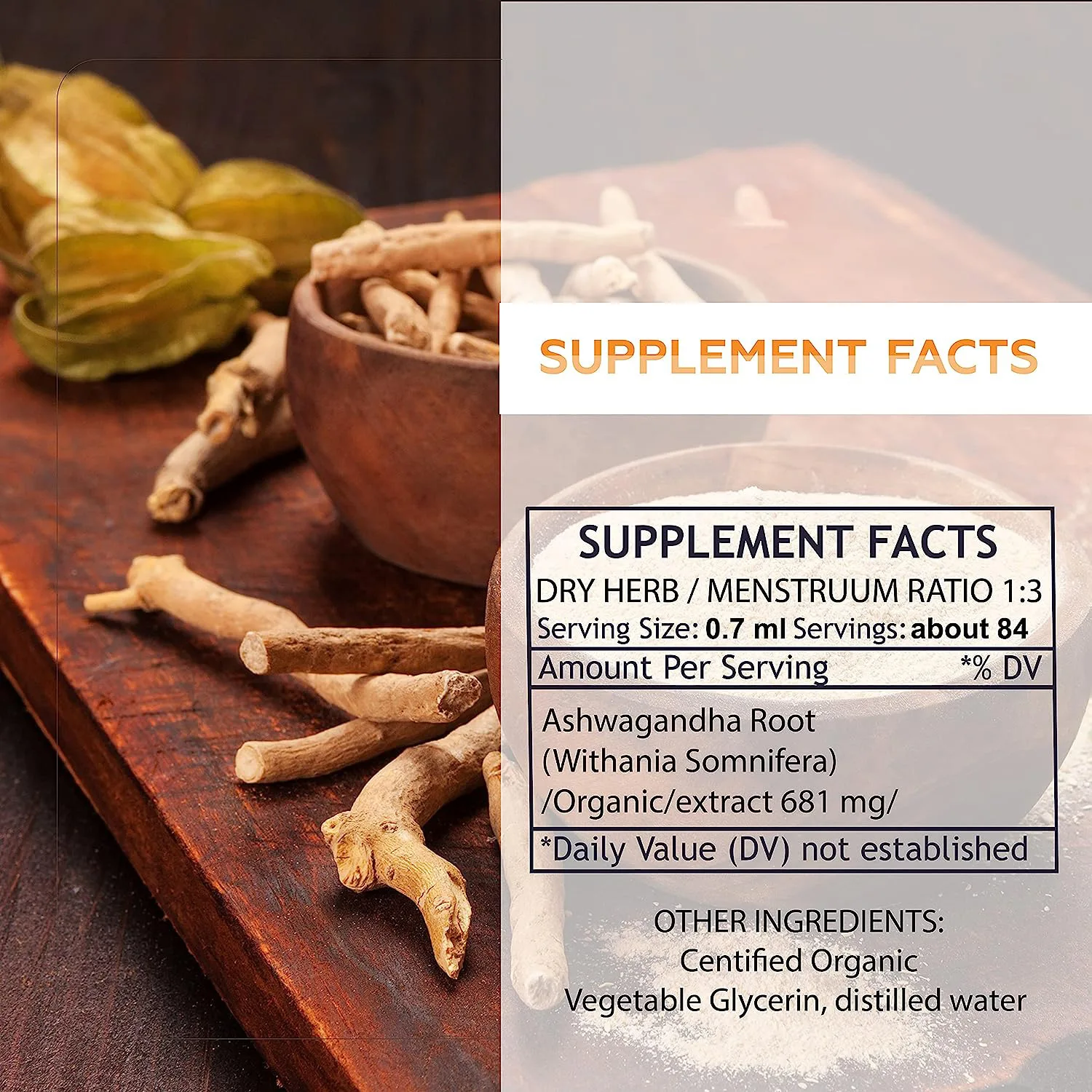 Wholesale Organic Ashwagandha Ksm 66 Root Extract Liquid Ashwagandha Cognitive Function And Focus Booster Liquid Drops