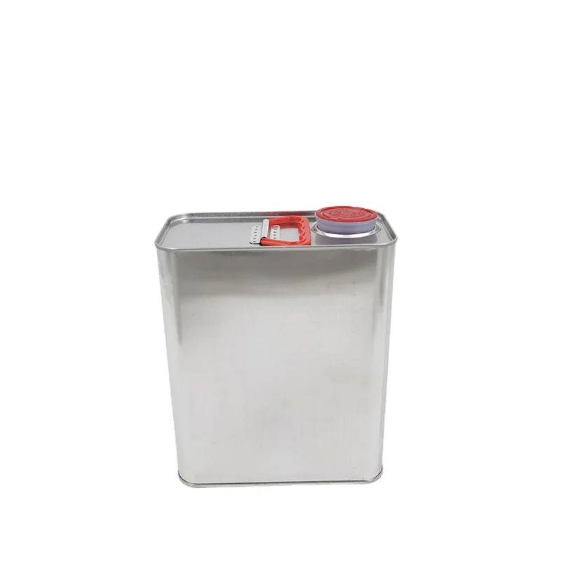 Japan Version F-style White Rectangular Tin Cans/containers With Screw Top China Manufacturer