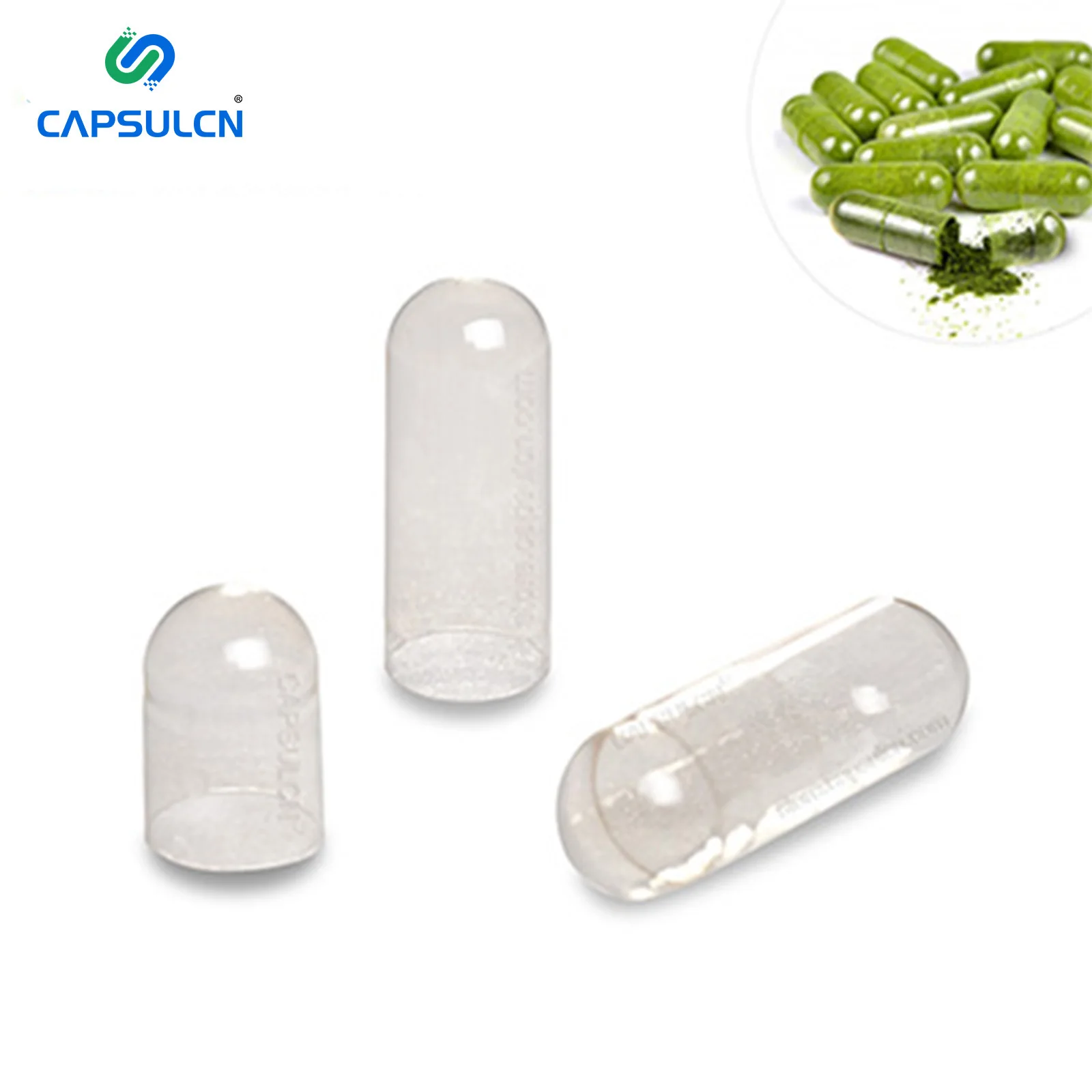 In-store Hot Sellers CapsulCN HPMC Pure Transparent Empty Vegetarian Capsules Empty Hpmc Capsule Size 000 00 0 1 2 3 4 5