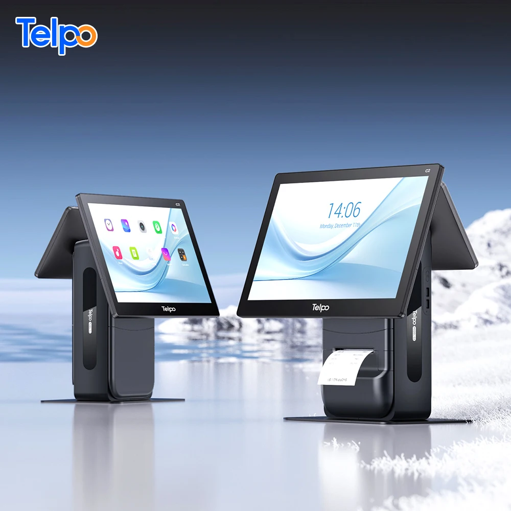 all in one Android point of service cashier supermarket pos system machine Cash Registers