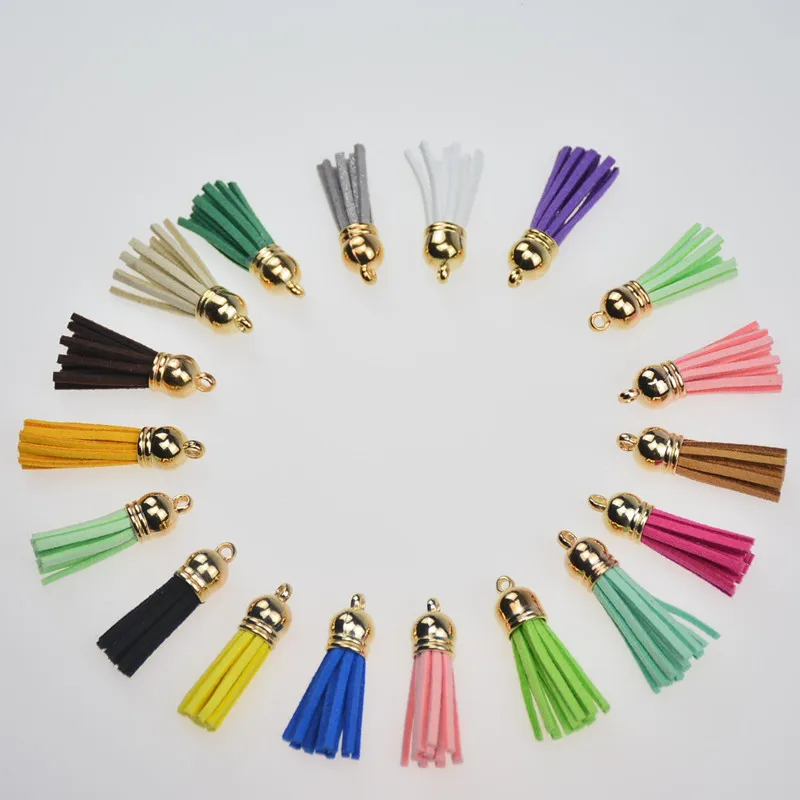 Custom advanced colorful tassels for DIY tassel key chain leather Jewelry Making Handmade tassel fringe