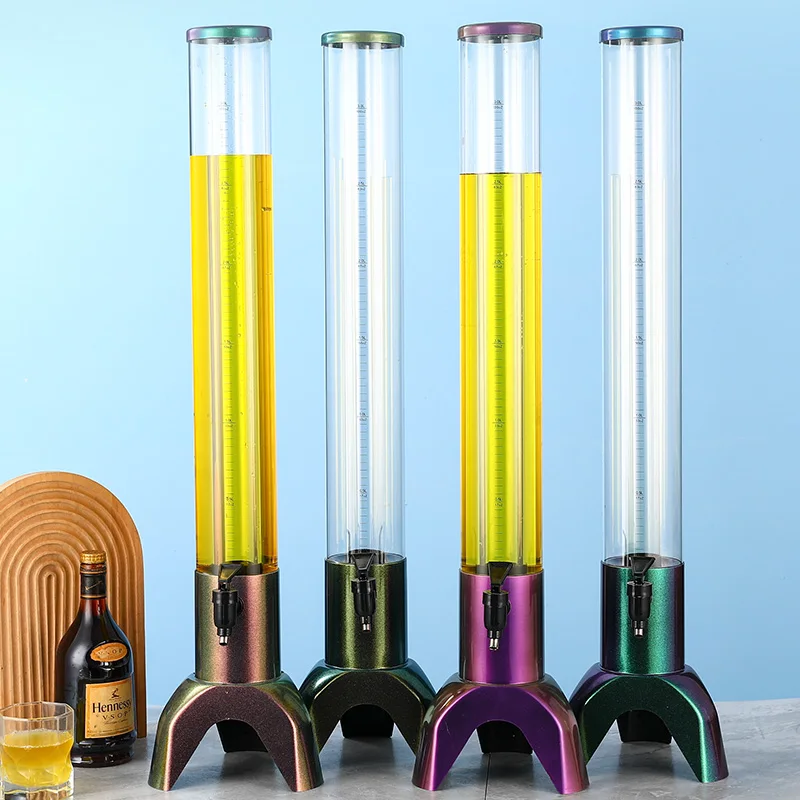 3l Colorful Beer Juice Portable Beverage dispenser tower beer dispenser