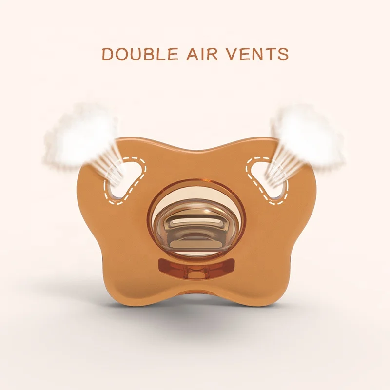 Wholesale Safe Silicone Dummy Nipple Soother BPA free Silinoogie Teether Baby Feeding Bottle Infant Pacifier