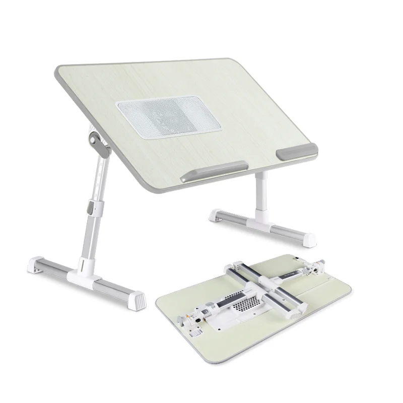 Portable laptop table lap desk with cooling fan adjustable lap table bed tray Multipurpose Standing Desk