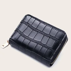 Wholesale card holder wallet women Crocodile multi card holder zipper wallet cardholder