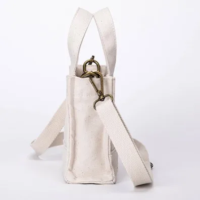 2020 Wholesale Designer Small Custom Eco Cotton Canvas Logo Printing Sling Bags Beach Shopping Tote Bag Canvas Cotton Bag
