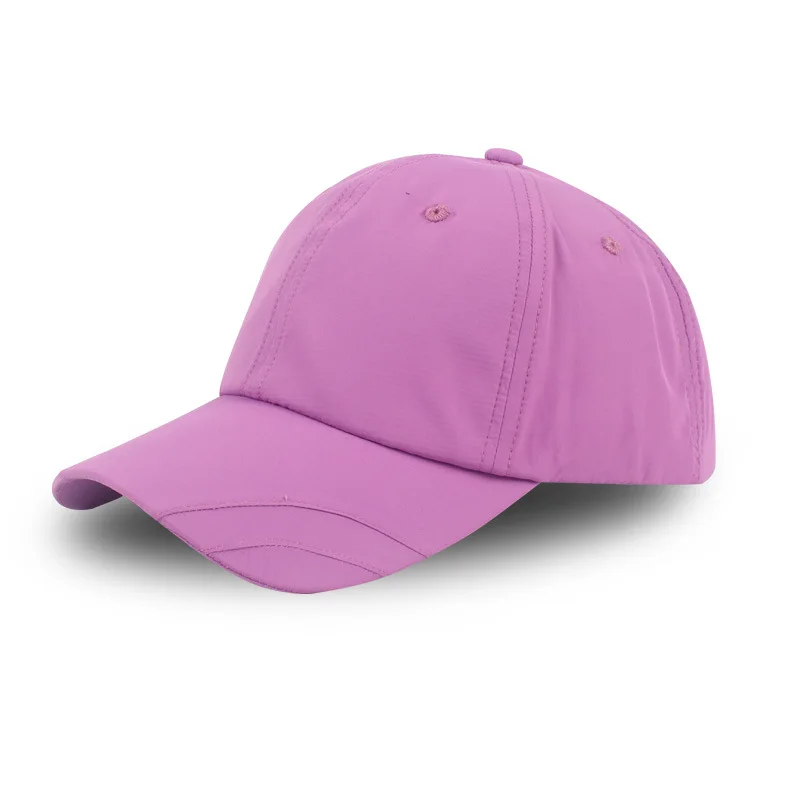 quick dry cool feeling polyester light weight sport baseball cap for outdoor sport UV protection sun visor hat