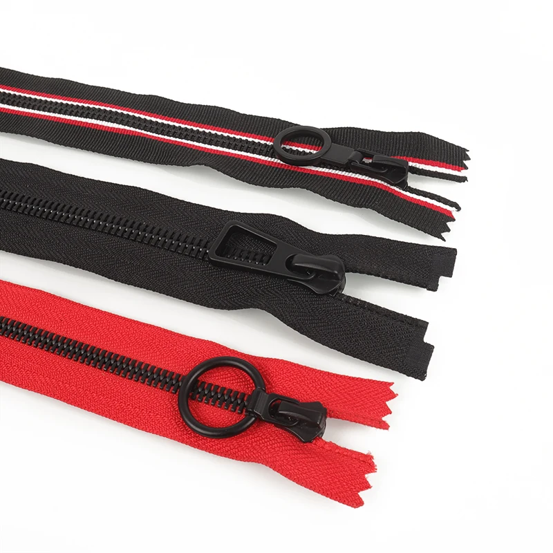 Custom Zippers 5# Fermeture Eclair Open End Silver Gold Gun Black Cremallera Metal Zipper Tape