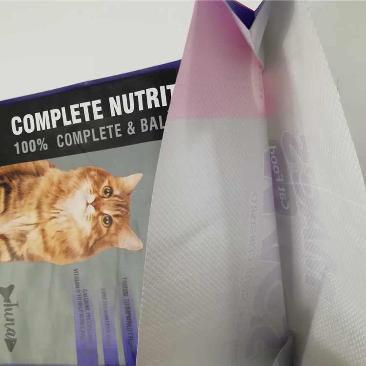 Low Price Wholesale BOPP Laminated Polypropylene Woven Animal Feed Bag