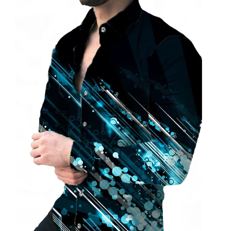 New design Casual summer clothes for men shirts turkey man flower shirt