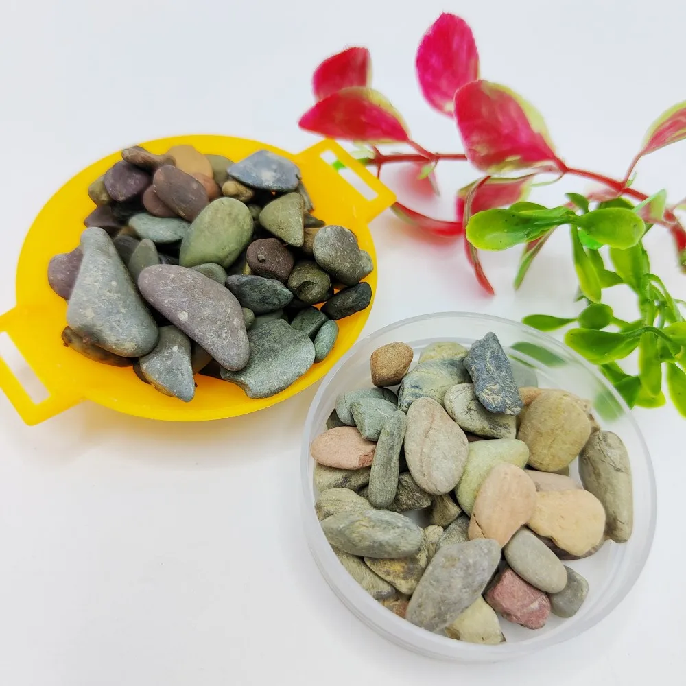 Hot Sale Customized Size Garden Outdoor Decor loose Dark Brown Gravel Small Crushed Chips Pebble Stone