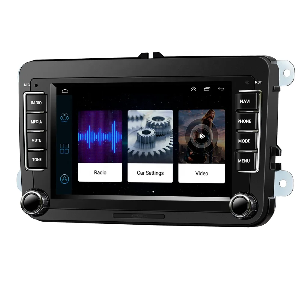 Custom 7' Touch Screen Android Car Radio Stereo Audio GPS Navigation Multimedia Player For VW PASSAT POLO GOLF 5 6 TOURAN