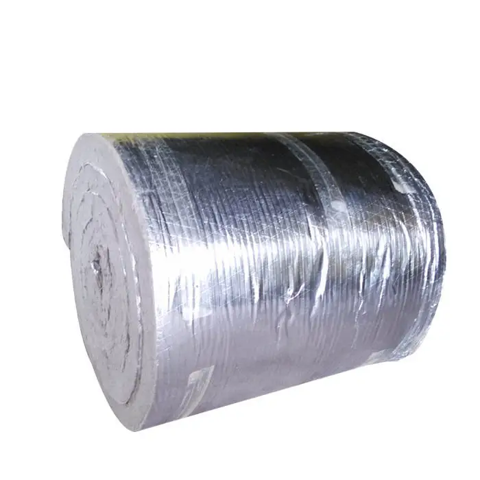 High quality rock wool roll for wall panel rock wool insulation blanket for sandwich wall panel