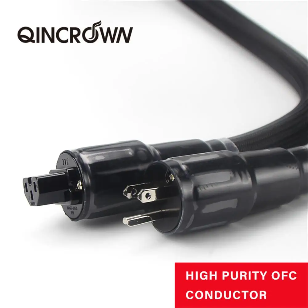  QINCROWN Hi Fi snake shunyata поисковый кабель питания переменного тока для системы домашнего