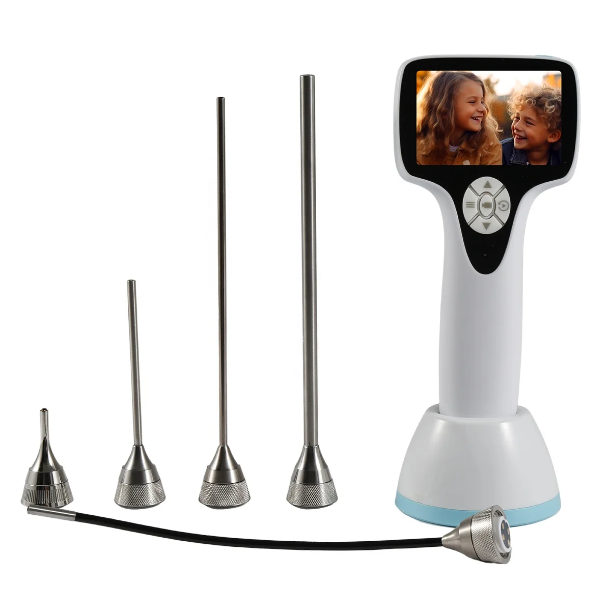 otoscope rhinoscope laryngiscope digital BESDATA smart otoscope with specula speculum 3inch screen HD Camera for ENT Diagnostic