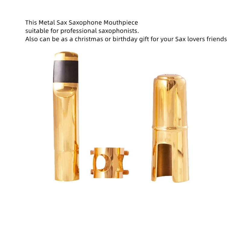 Pure copper tenor alto saxophone metal mouthpieces down b down E saxophone mouthpiece straight tube treble saxophone mouth