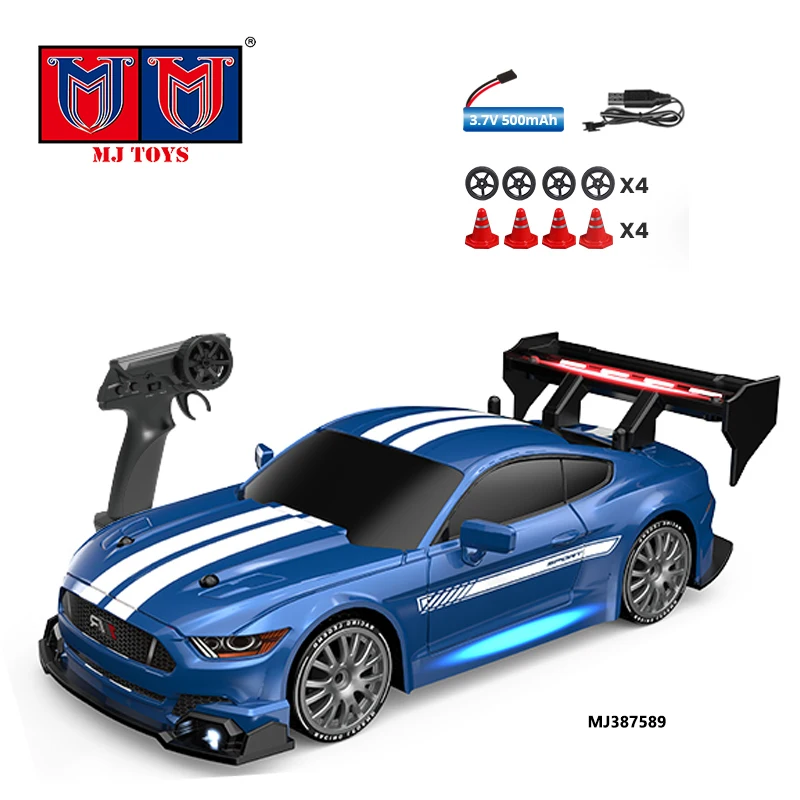 Custom Wholesale Electric 1/24 1:24 Scale Gtr Half With Led Light  Remote Control Drift Rc Car