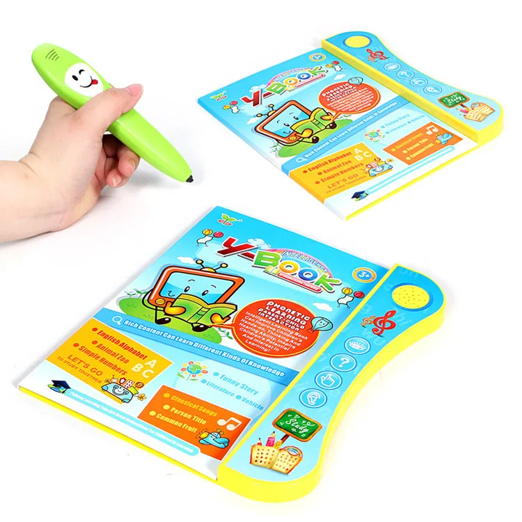 2021 Professional Custom With Reading Pen Printing Children English Talking Board Books Sound Book