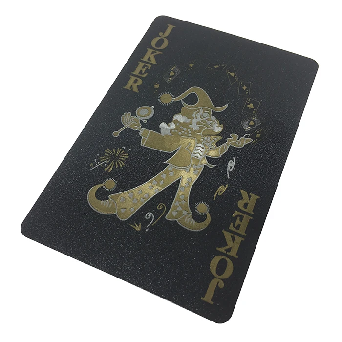 
GS-18159 Black Diamond PET Playing Card With Color Printing 