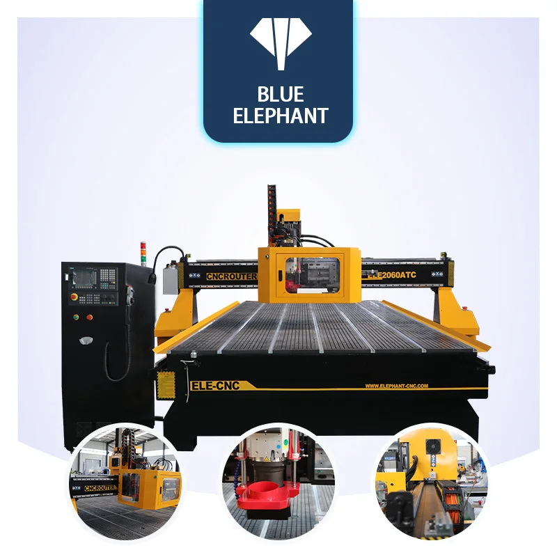 Superior Quality 3D ATC CNC Wood Router with a carousel tool changer Wood KT board engraving center for cabinet door making