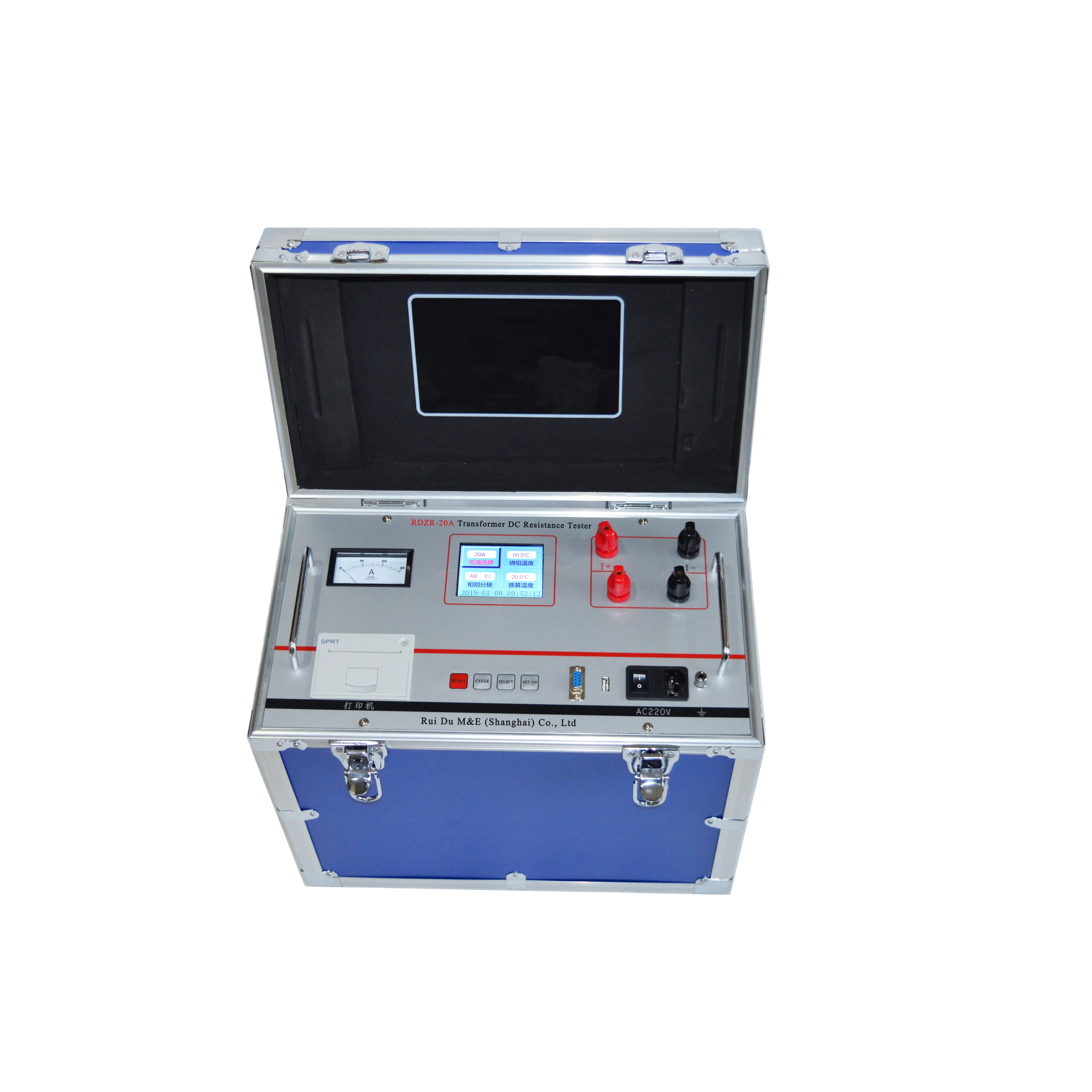 high precision portable Transformer DC Winding Resistance Tester/ handheld DC winding resistance test set meter