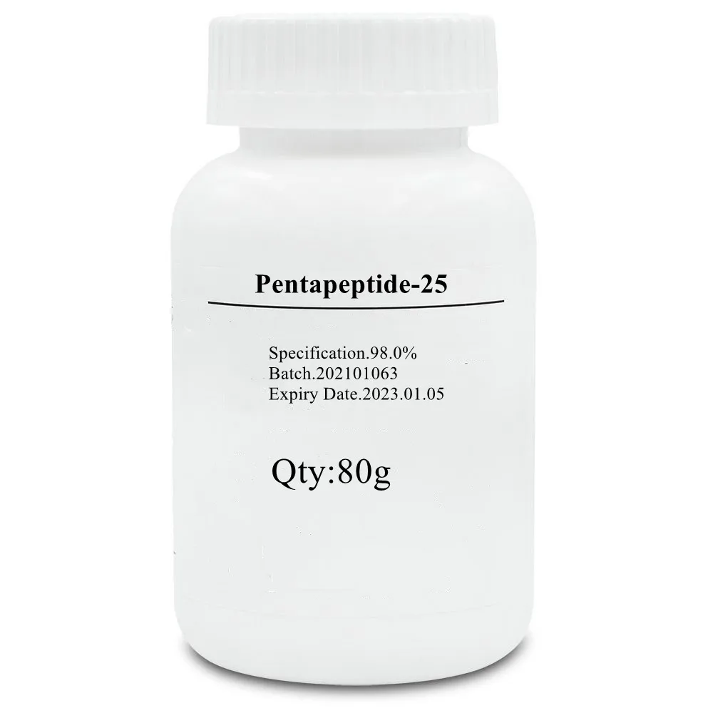 
GMP factory supply cosmetic ingredients Slimming Peptides Pentapeptide-25 UC Peptide V Pentapeptide 25 Powder 98.0% Purity 