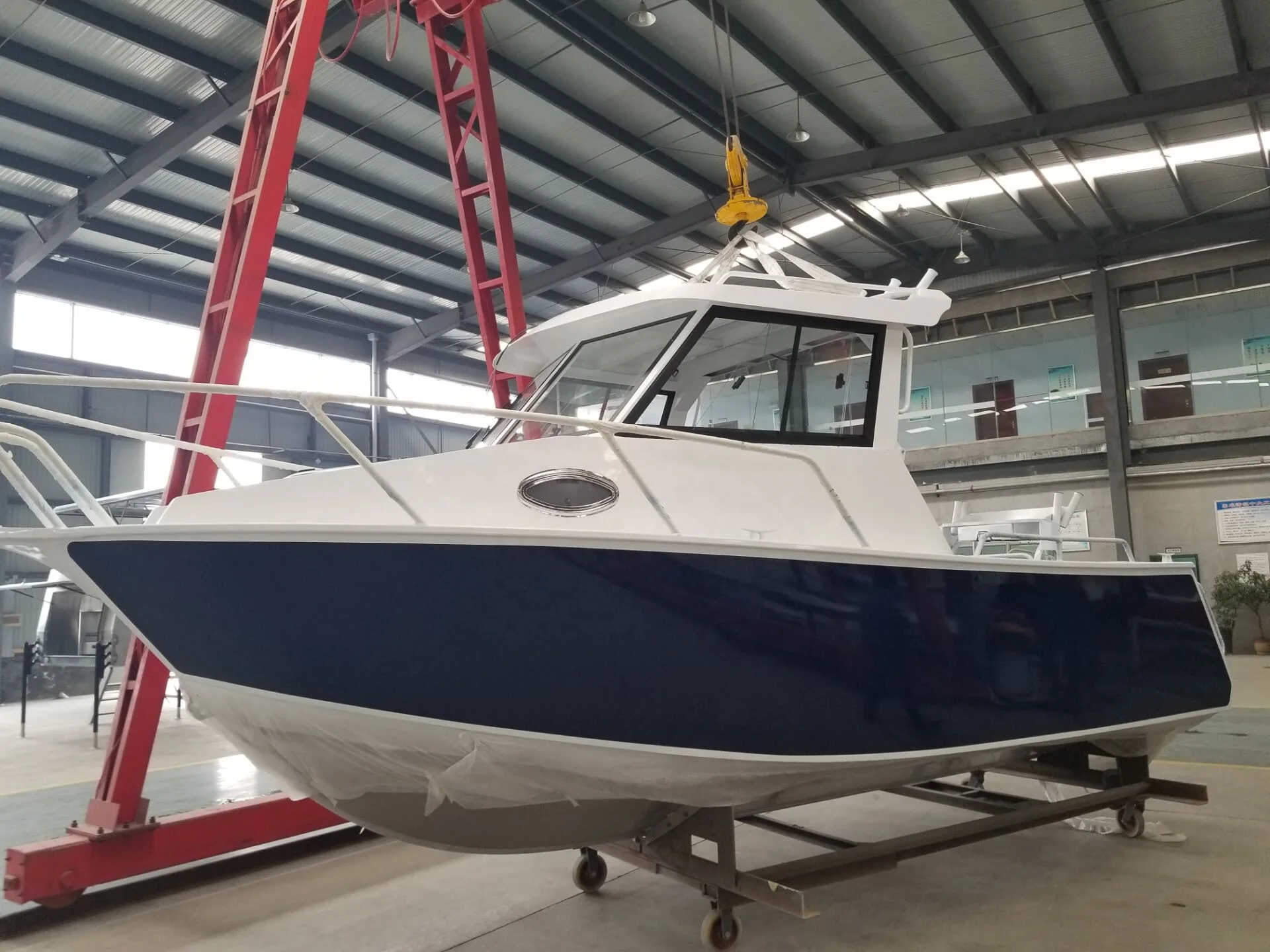 6.25m 21ft new designed fully welded luxury Cuddy Cabin Aluminum fishing boat yacht with certification