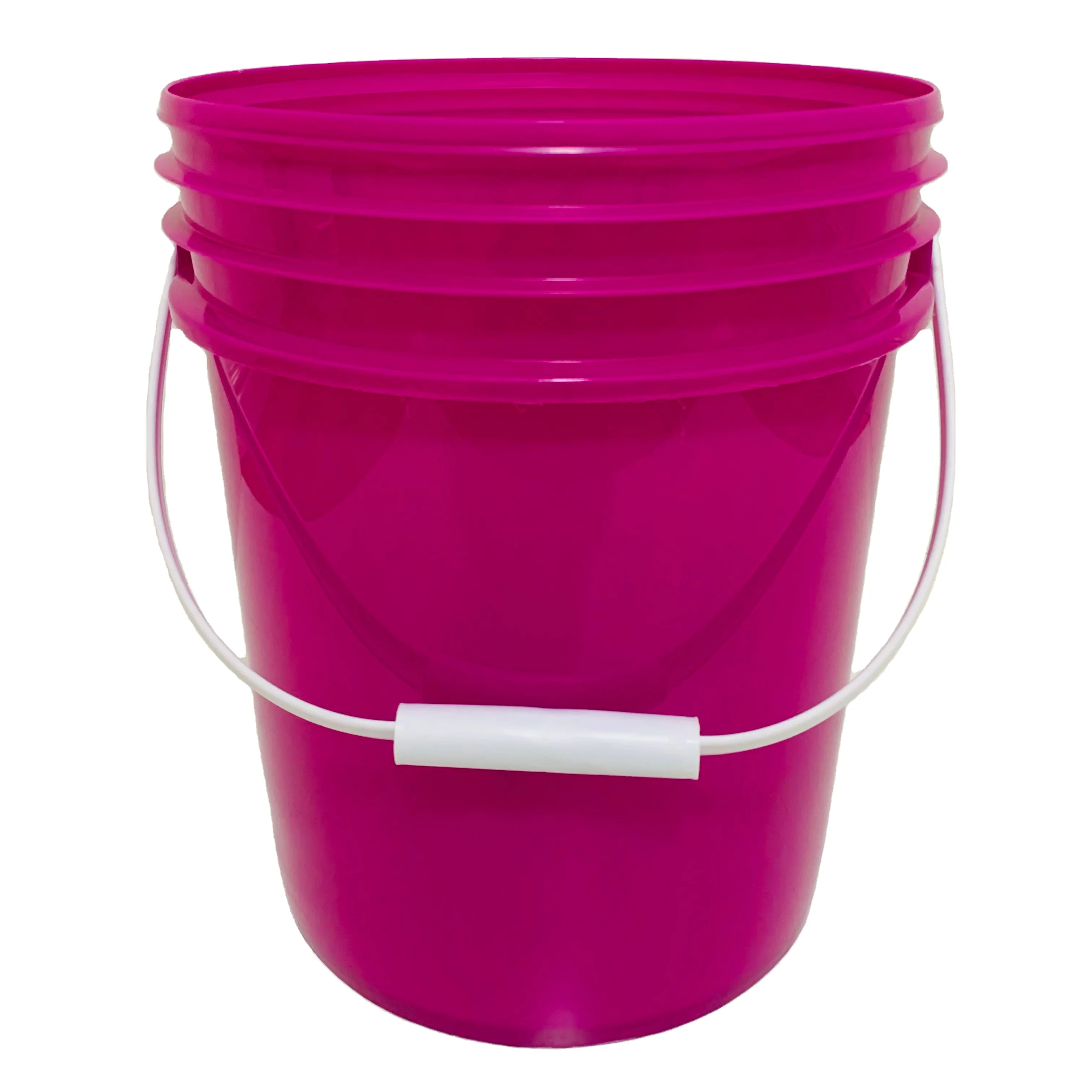 factory supplied 18 litre food grade cleaning industrial water round plastic bucket