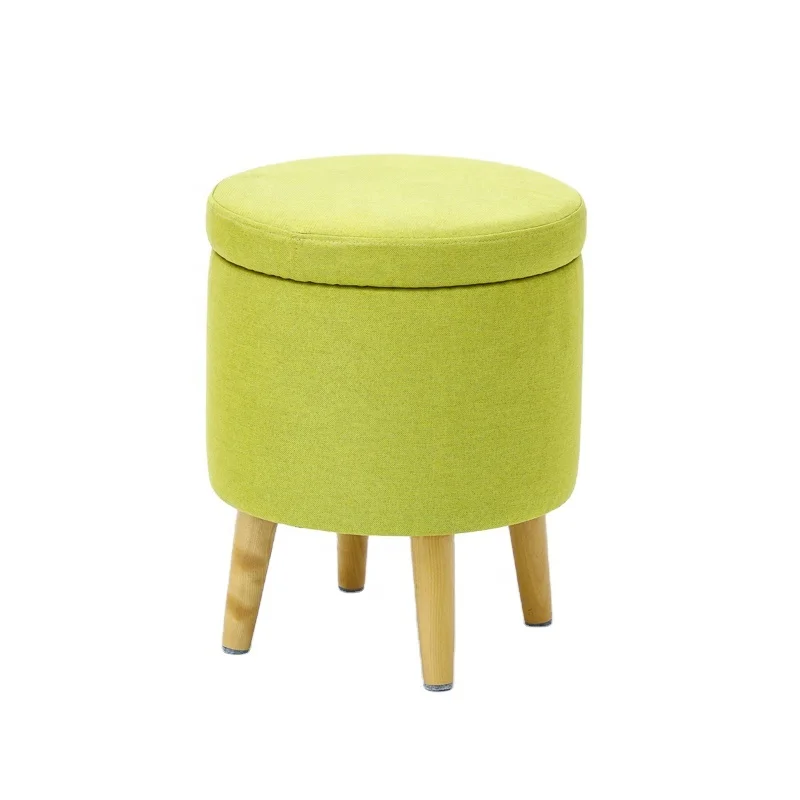 2020 handmade custom wholesale arts and crafts folding toy stool chair storage stool for kids