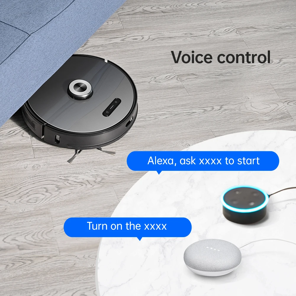 Proscenic M8 Pro Laser Sensor navigation Robot Vacuum Cleaner, Auto Dust Collector 2-in-1 sink Vacuum and Mopping