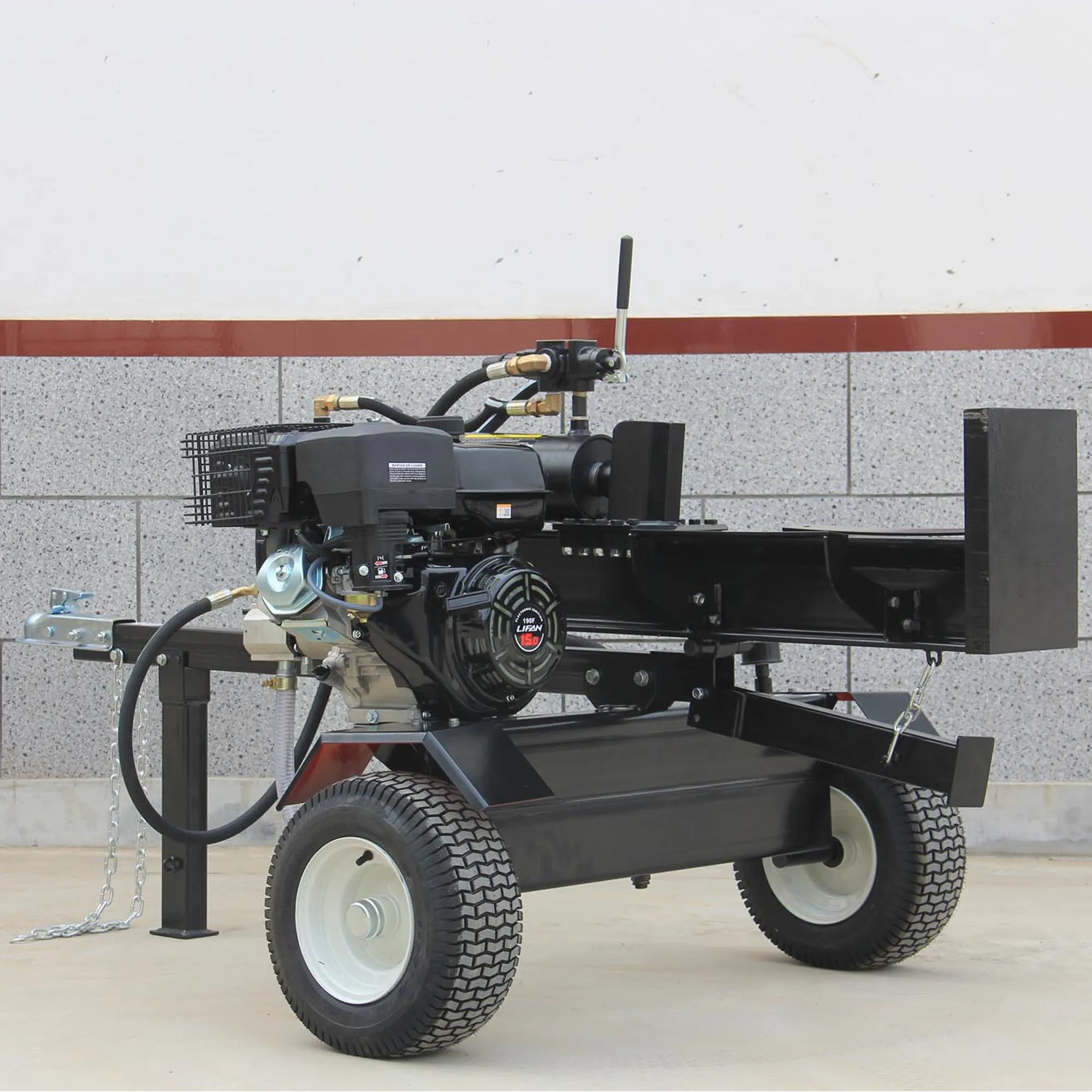 china professional manufacturer with competitive price 22t/40t standing wood splitter kinetic electric shandong woodsplitter