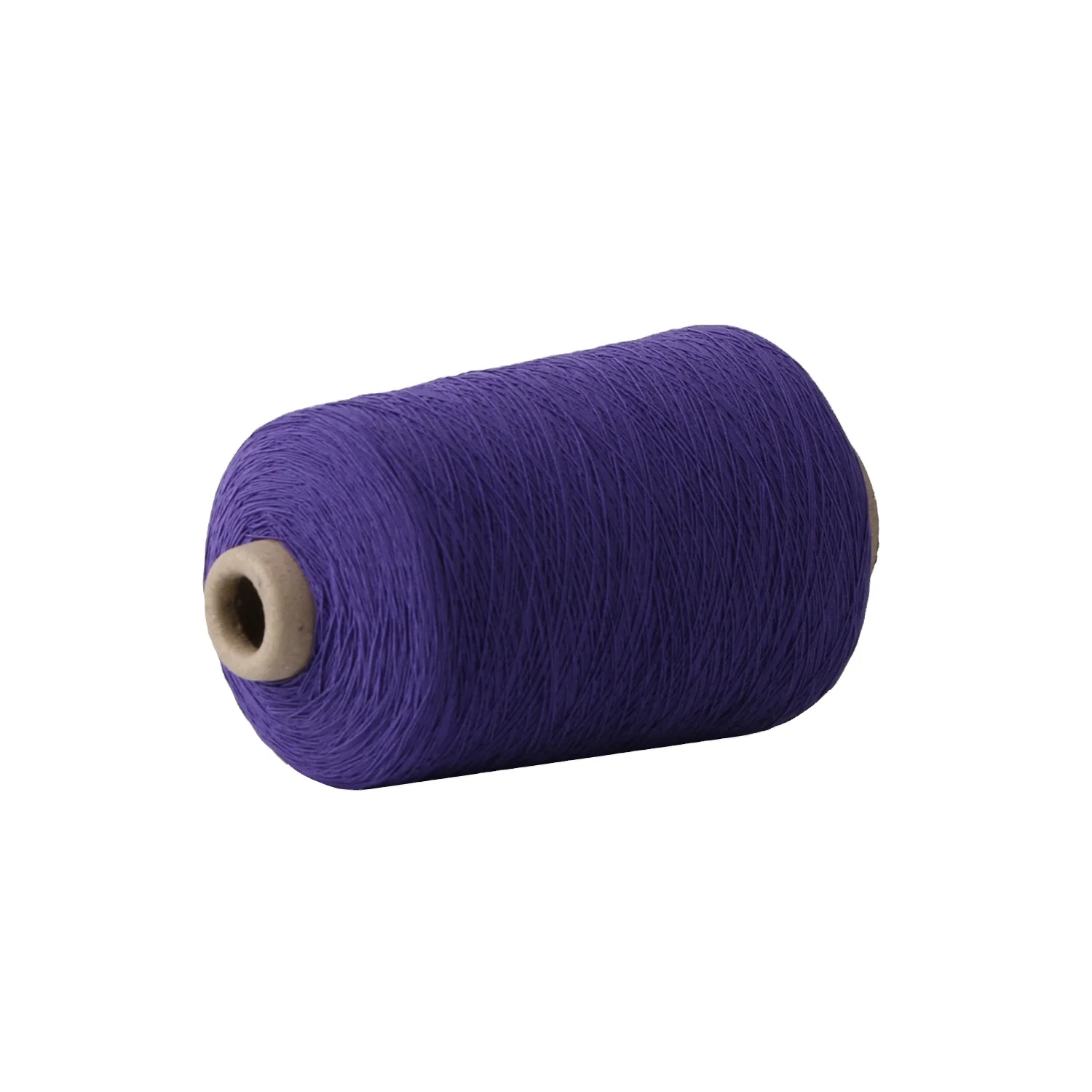 Factory 100#7575 Natural Latex Rubber Elastic Thread High Tenacity Polyester Double Covered Yarn for Socks Knitting