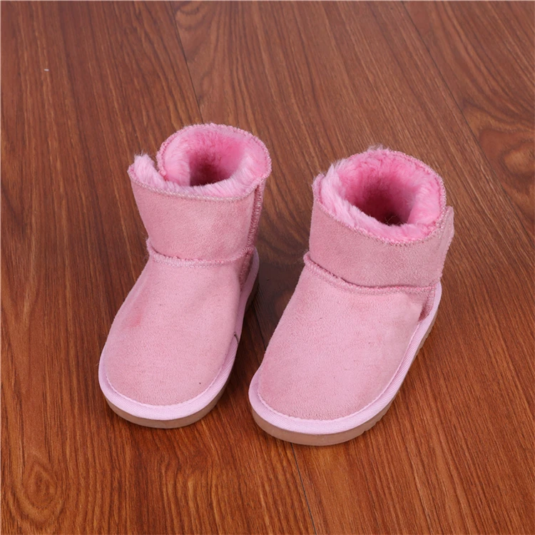 
Competitive price Wholesale Warm and Soft Waterproof faux Wool Kids Snow Boots For Winter Snow 