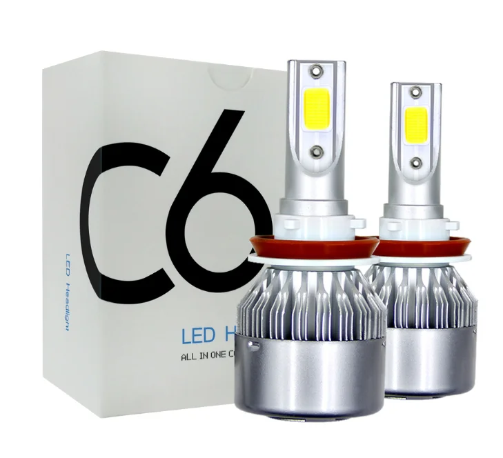 Highlight Led Car Headlight Model H1 H3 H4 H7 Car Headlight Cob Lamp Beads Car Led Headlight