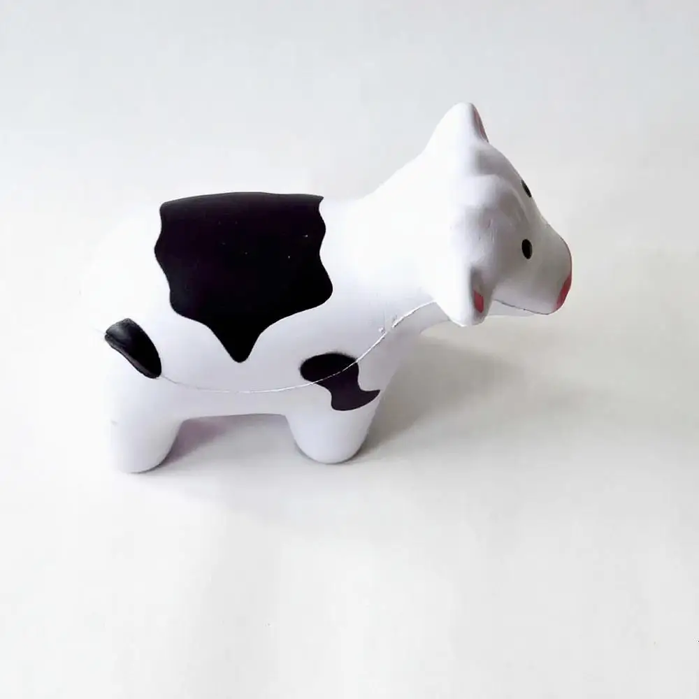 cow shape pu foam stress ball for promotion