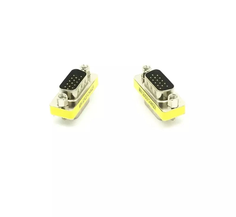  HD15pin VGA штекер-штекер мини преобразователь пола адаптер для